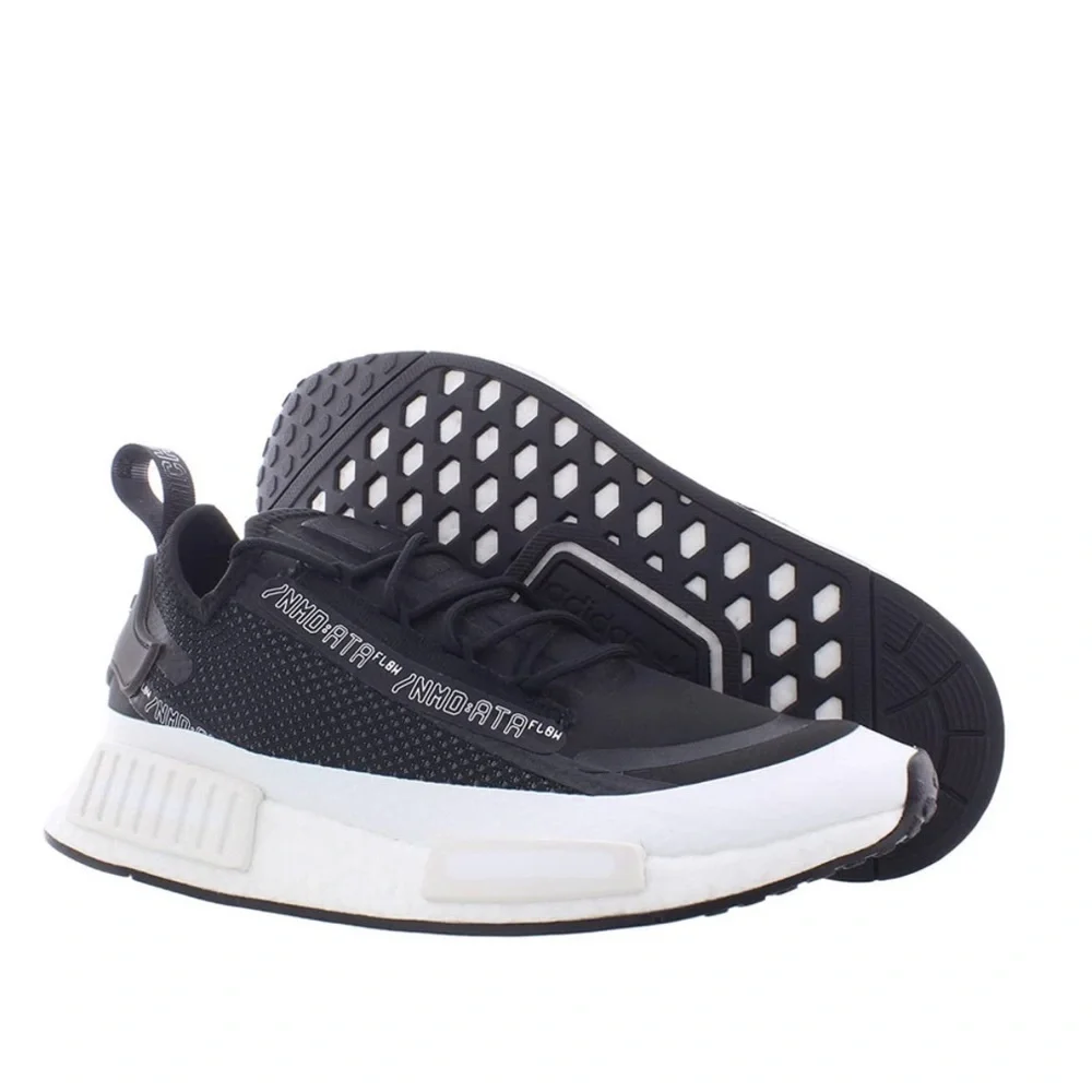 Adidas Originals x NASA NMD R1 Spectoo Sneakers Black White Size 12 Men’s